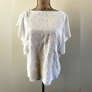 Mossimo fluttery sleeve blouse